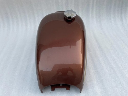 Honda CB550 CB550K 1974-75 Alloy Candy Garnet Brown Painted Petrol Tank +Cap - Picture 16 of 16