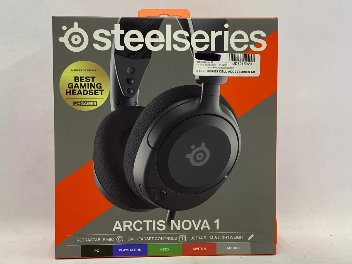 STEELSERIES ARCTIS NOVA 1 WIRED GAMING HEADSET FOR PC PS4 5 XBOX X UD8018929