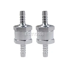 2X 6mm 1/4" Aluminium Fuel Line One Way Non Return Check Valve Petrol Diesel US