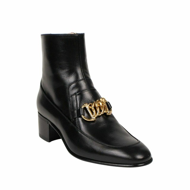 gucci patent leather boots