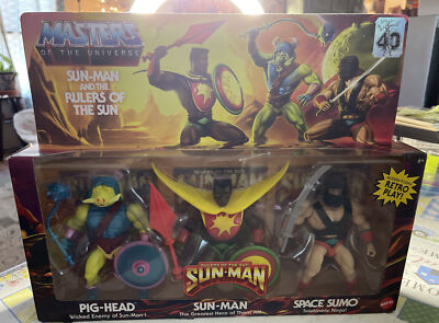 2022 MOTI Master Of The Universe Sun Man Rulers Of The Sun 3pk New 