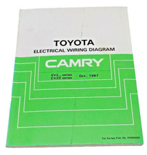Toyota Camry Electrical Wiring Diagram SV20 21 25 CV20 Oktober 1987 