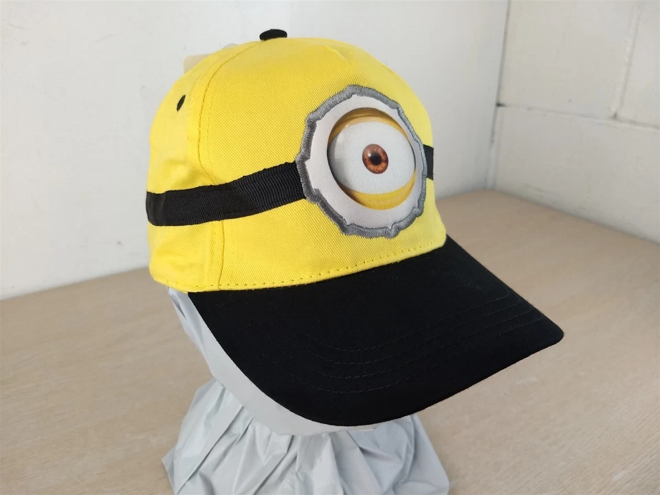 DESPICABLE ME MINIONS ONE EYE AJUSTABLE JUVENIL GORRA/GORRA DE BÉISBOL SNAPBACK, AMARILLA Foto 2 de 4