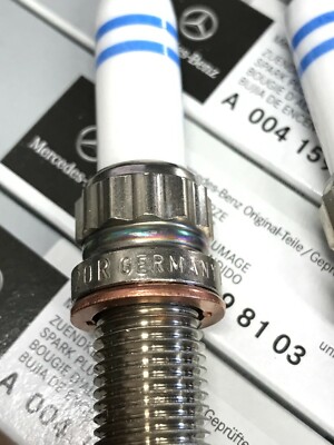 Genuine Set of 6 Spark Plugs For Mercedes-Benz W166 R172 W204 W207