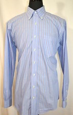 BROOKS BROTHERS 346 Men  s Non Iron long sleeve dress shirt Size 16 - 6/7