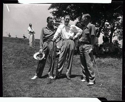 Harold McSpaden of Boston Massachusetts Byron Nelson of Reading Pen- Old Photo
