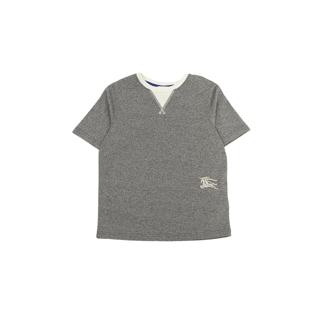 Burberry Kids Grey EKD Embroidered T-Shirt
