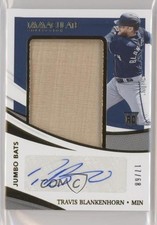 2021 Panini Immaculate Jumbo Bats 17/68 Travis Blankenhorn #JB-TB Auto 0u2j