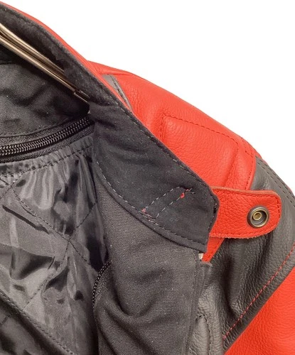Arlen Ness Leather Protector Jacket Men's Size 54 Red image 5