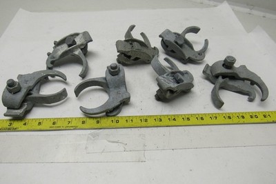 2'' Galvanized Edge Type Rigid Conduit Clamp Lot Of 7