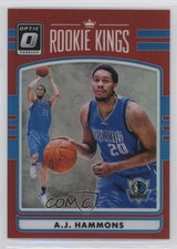 2016-17 Panini Donruss Optic Rookie Kings Red Prizm 74/99 AJ Hammons #29 fm0