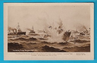 Original RP Postcard Royal Navy HMS LARK LAFOREY LAWFORD & LEONIDAS 1915