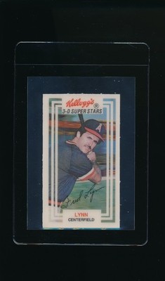 1983 Kellogg's #51 Fred Lynn * Center Field * California Angels * NM-MT *