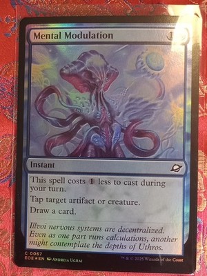 FOIL Mental Modulation Edge of Eternities MAgic The Gathering MTG CCG Card