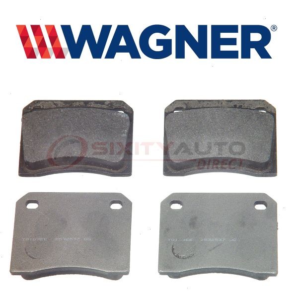 Wagner Brake Rear Disc Brake Pad Set for 1968 Maserati Mexico - Braking ei