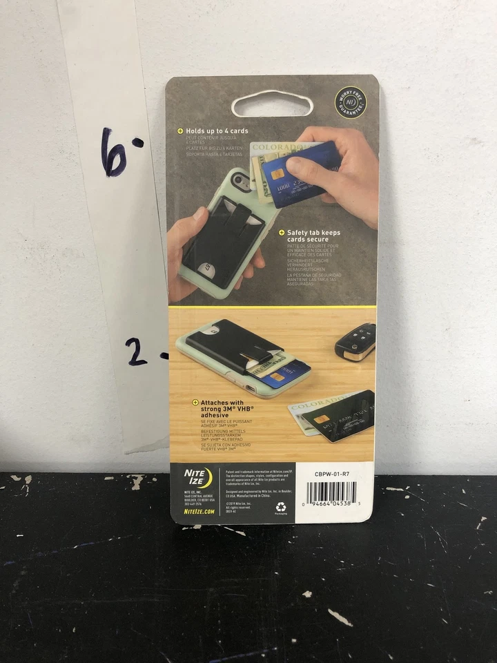 Nite ize CBPW-01-R7 CashBack Phone Wallet, Black - Image 2 of 3