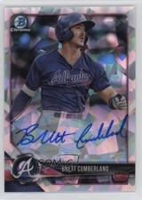 2018 Bowman Chrome Prospect Atomic Refractor 44/100 Brett Cumberland Auto v9t