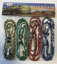 4x Spanngummi 90cm mit Haken Gepäckspanner Fahrrad Gepäckgummi Bungee 🚴‍♂️🚴‍♂