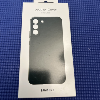 BRAND NEW, SEALED Original Samsung Leather Cover for Galaxy S22+ - Black