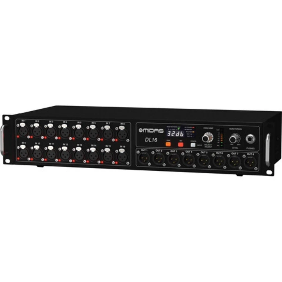 Midas DL16 I/O Stage Box with 16 Preamps - Image 4 of 4