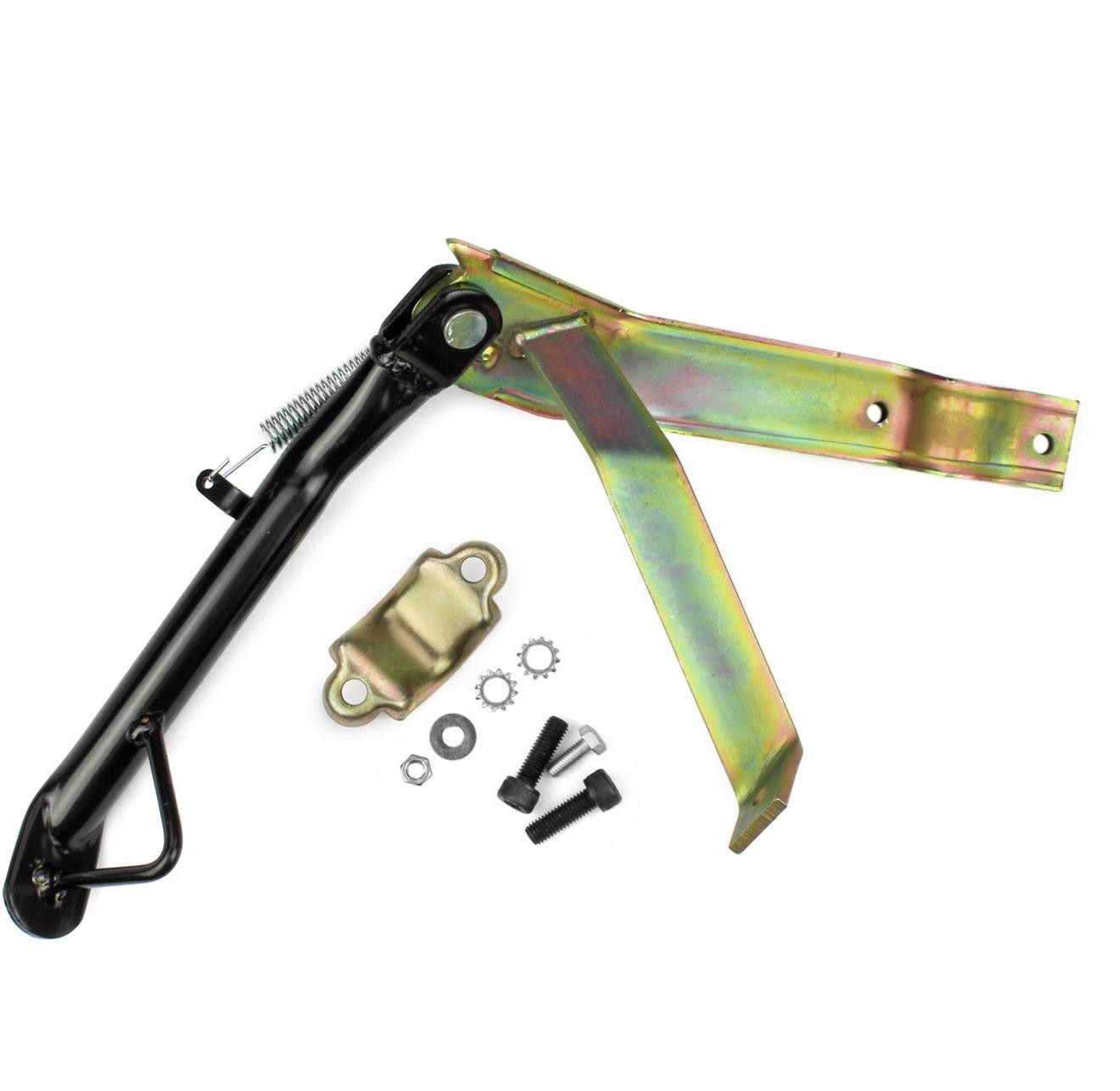 Béquille latérale TNT noire pour stationner votre scooter en ville