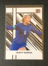 2025 Leaf Pro Set TRINITY RODMAN White Shimmer #1/1 US Olympic Soccer ⚽ COUGARS