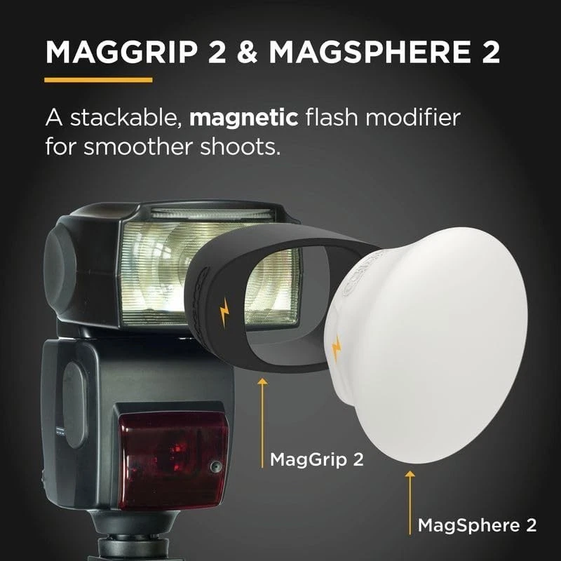 Ultimate Flash Diffuser Kit: MagSphere 2 & MagGrip 2 Bundle - Image 4 of 4