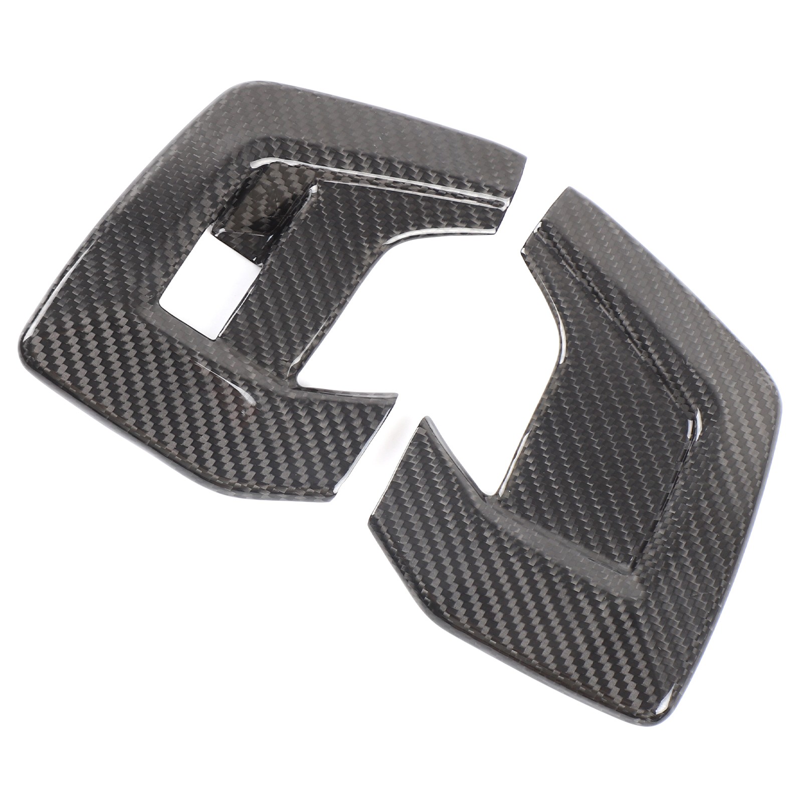 Real Carbon Fiber Rear Tail Door Switch Cover Trims For Lamborghini Urus 2018-21