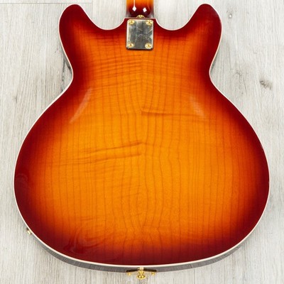 Hagstrom VIK67-G-VSB '67 Viking II Semi-Hollow Guitar, Vintage