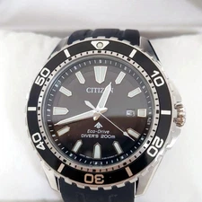 Citizen Eco Drive Diver Marine Series Wristwatch Stainless Steel Case