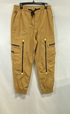 NANDN X DOLL Men's Tan Insulated Technical Cargo Jogger Pants Sz L