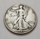 1945 Walking Liberty Half Dollar 90% Silver 50c (X27)