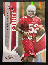 CODY BROWN 2009 Playoff Absolute Memorabilia #126 NFL Rookie Card RC #411/499. rookie card picture