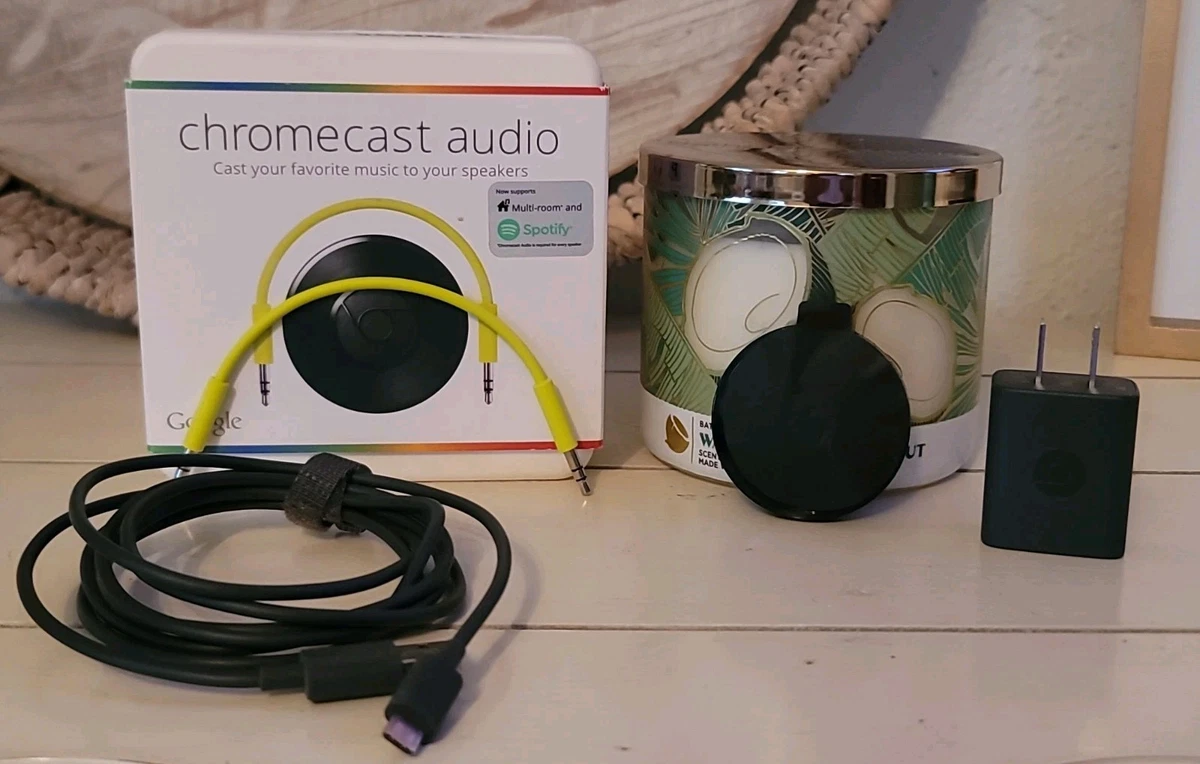 Preços baixos em Google Chromecast Audio transmissores de internet