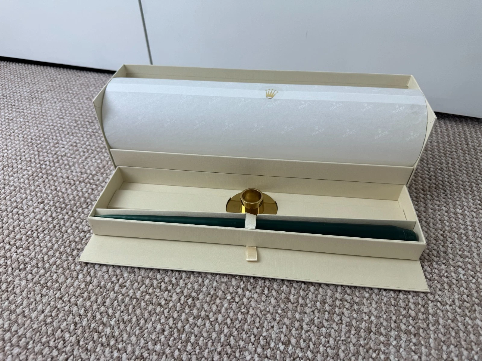 Rolex — Rolex Luxury Candle Stick Holder With Glass Cover NEW