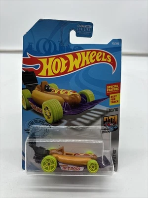 Hot Wheels Street Wiener Hot Dog Car Fast Foodie - Image 1 of 2