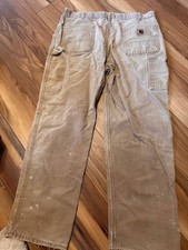Vintage Carhartt Carpenter Pants Distressed Faded Utility Workwear Skater