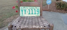 1969 NC License Plate Tag