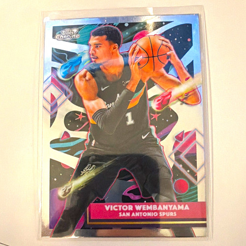 Topps 2024-25 Topps Chrome Victor Wembanyama #149 Spurs Rookie Card