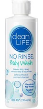 Clean Life No Rinse Body Wash, 8 fl oz
