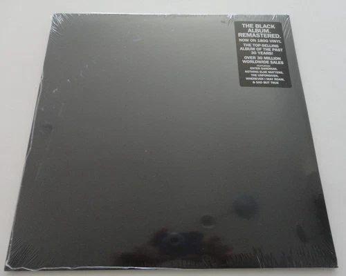 METALLICA ~ THE BLACK ALBUM ~ FIRST TIME ON REMASTERED 180 gram 2x VINYL LP