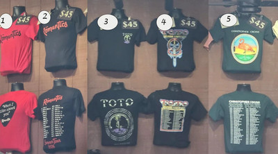 NEW! TOTO The Romantics Christopher Cross 2026 Tour T-Shirt Merch