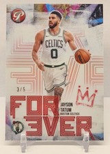 Jayson Tatum 2025 26 Topps Pristine Forever Red Refractor /5 Boston Celtics NBA