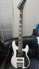 Used Jackson X Series Concert Bass CBXNT DX V - Snow White w/Laurel FB