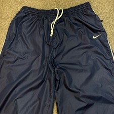 Nike Team Navy Blue Track Pants Athletic Joggers Men's Size XL Vintage Y2K 90s