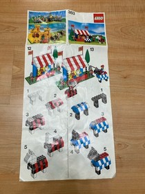 Lego vintage castle 383 Knight's Tournament complete with instructions