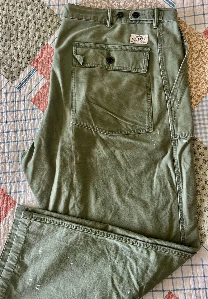 Calça Polo Ralph Lauren Pintor Masculina Exército Fadiga 36x30 - Imagem 3 de 4