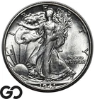 1941-S Walking Liberty Half Dollar, BU++
