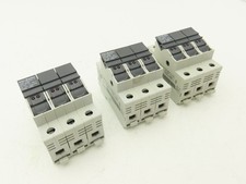 Allen Bradley 1492-FB3C30-L Fuse Holder 30 Amp 3 Pole 600V Indicator Lot of 3