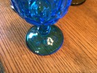 Mid-Century Mixed Wine/Cordial Goblet Set Purple, Amber, Blue and Green, Indiana — photo 5
